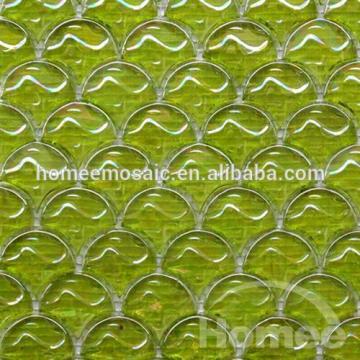 Bamboo round Glass Mosaic Tiles Wall Tiles for Wall panel deco materials