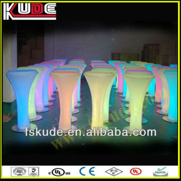 2013 hot quality led lighting bar table for nightclub and disco/disco table