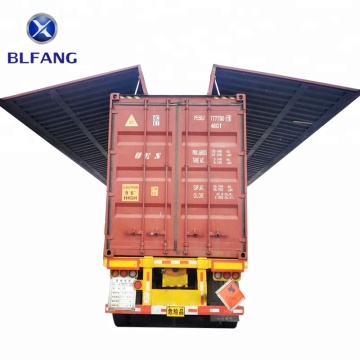 corrugated steel/aluminum cargo box wing open truck