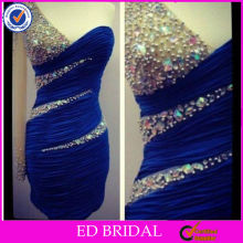 NC101 Best Selling One Side Long Sleeve Real Picture Samples of Cocktail Dress