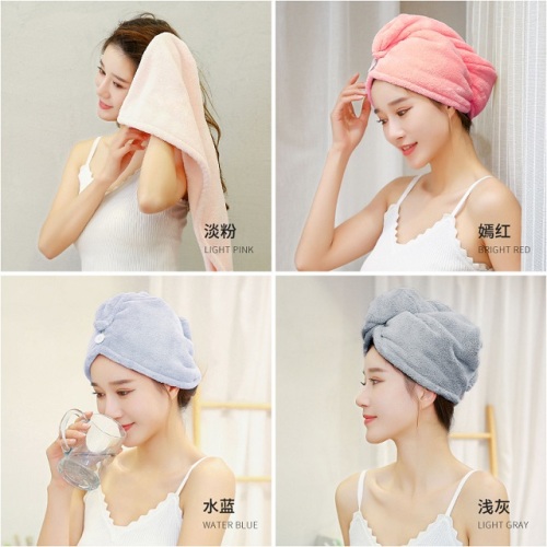 Cheveux secs Bonnet Salle de Bains Chapeau Fille Serviette