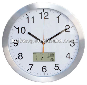 QUARTZ CLOCK with LCD indoor/outdoor temperatuer