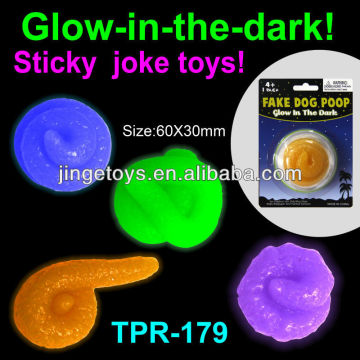 glowing joke toy sticky toys