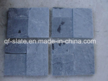 Natural Black Slate Tumbled Stone Pavers, Slate Stone Tiles