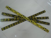 Strip glass mosaic border,wainscot for decoration,with gold powder