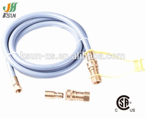 csa approved brass material quick connect low pressure hose connector