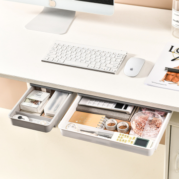 Plastic Hidden Self-Adhesive Desktop Drawer