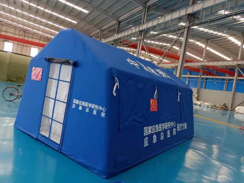 Tenda médica inflável de Oxford azul