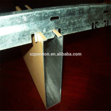 Aluminum U strip Ceiling Clip-in System U Tubeline Ceiling