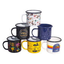 Custom Factory Direct Enamel Camping Coffee Cups with Logo