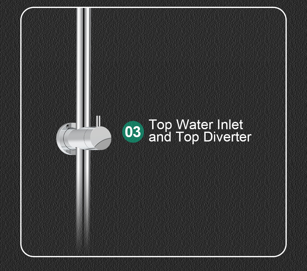 Watermark Shower Set With Top Water Inlet