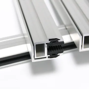 150mm Thin Film Aluminum Frameless Solar Panel Glass Mounting End Mid Clamp