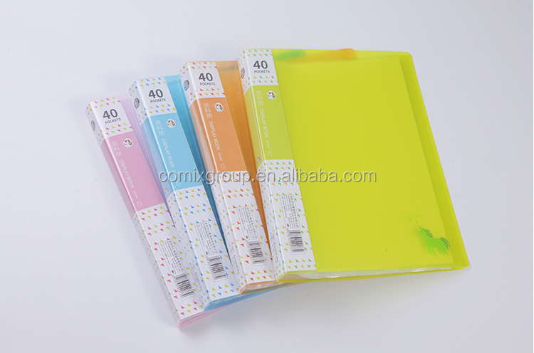 Comix Display Book A4 30 40 Pockets Clear Presentation Book