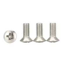 Stainless Steel Machine Screw with Oval Head Premium