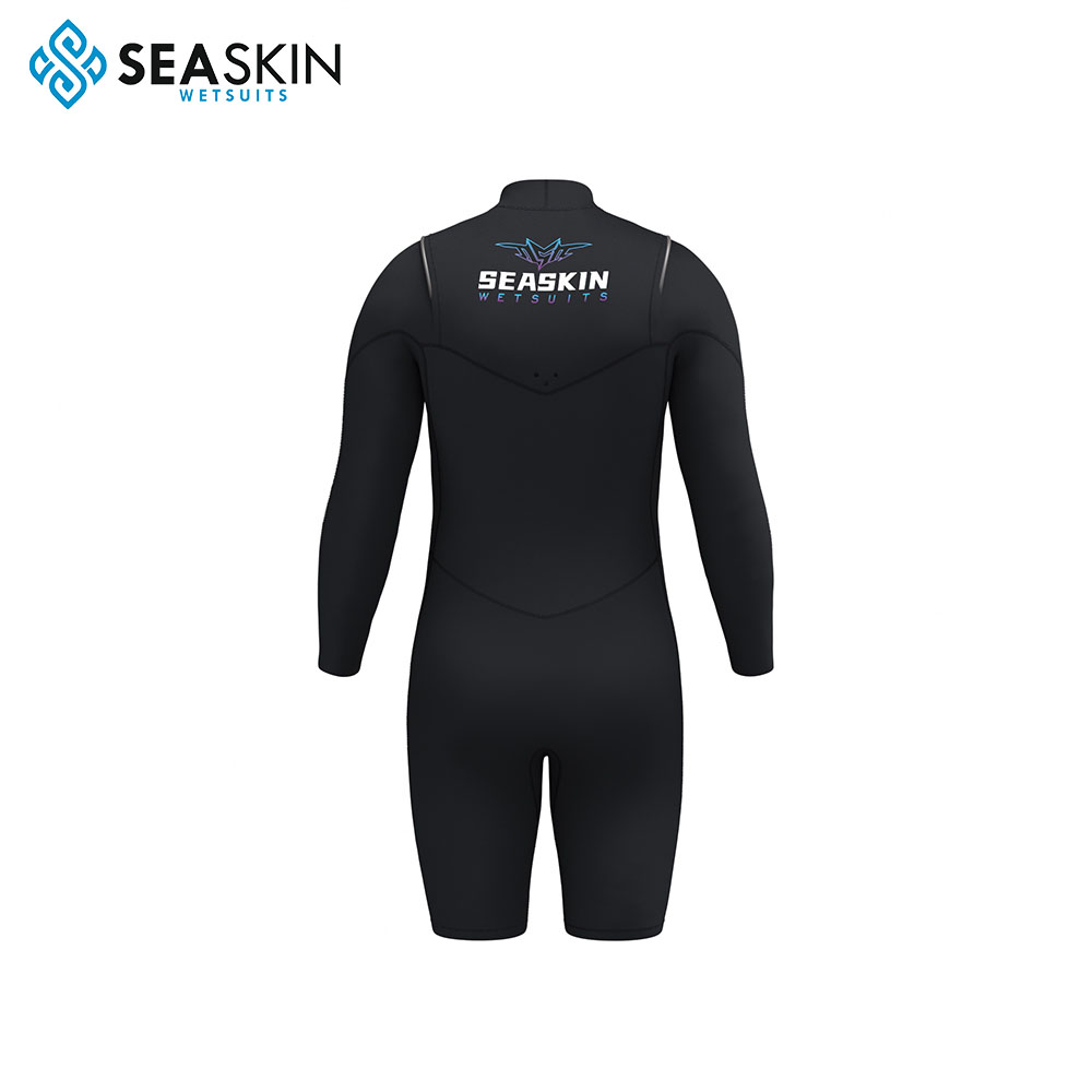 सीस्किन मेन्स 3/2 मिमी लंबी आस्तीन वसंत wetsuit