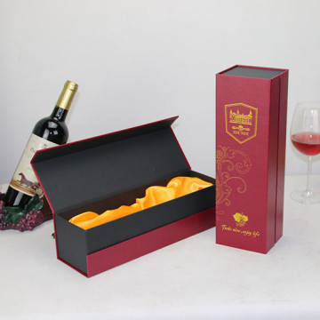 Single bottled paper red wine box