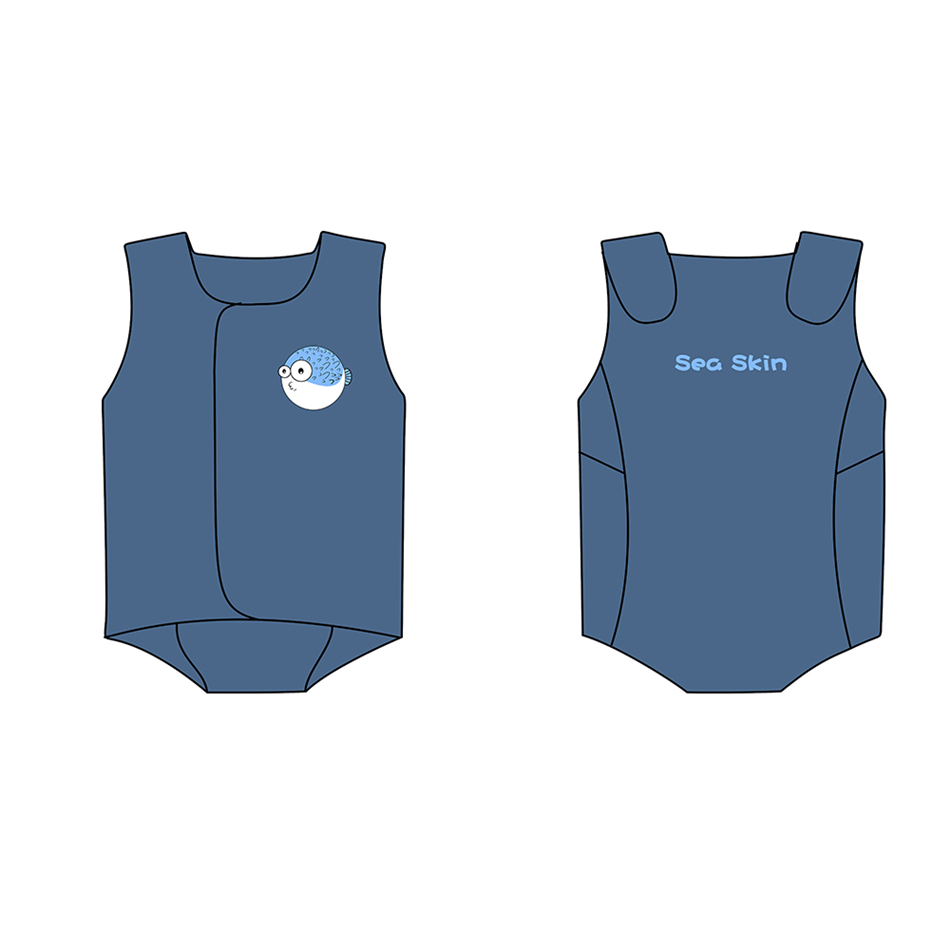 Seashin Babies 2mm Neopren Swimming Wrap Wetsuits