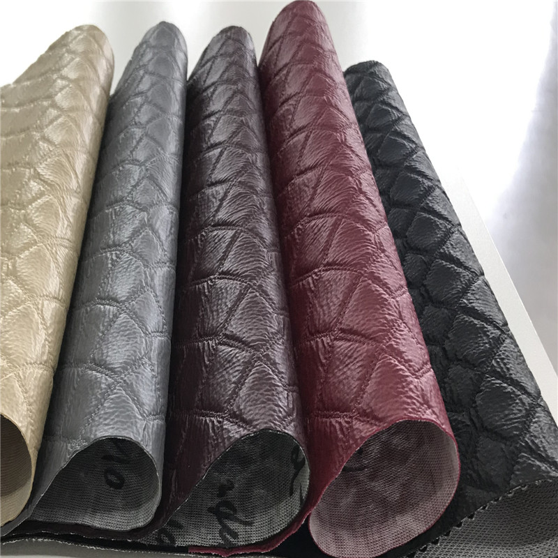 PVC Synthetic Arfiticial Sponge Vinyl leather for Bed Heading Covers