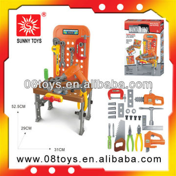 Hand tool set shelf plastic toy tool set