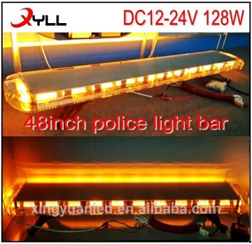 128W 48inch police light bar/led trailer lights/Flash Emergency Amber LED Light Bar/Strobe lights