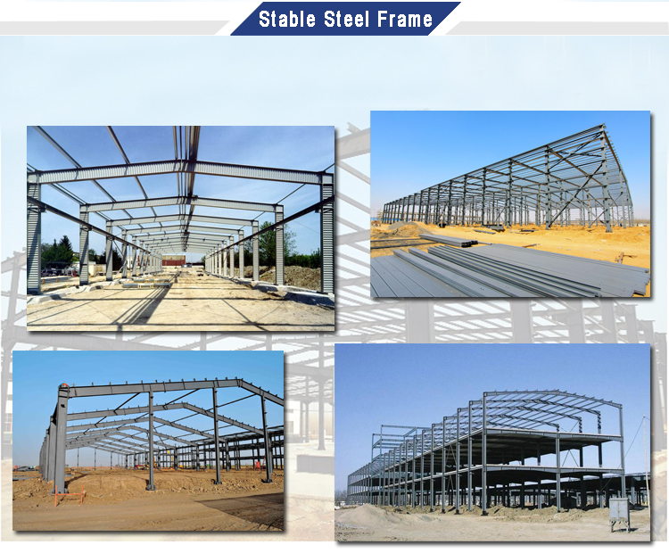 Cheap Chinamultifunctional Prefabricated Steel Metal Building Factory Shed Galvanized Prefab Workshop