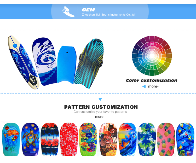 Customized 33'' Wholesale EPS Chinese factory design body boards cheap bodyboards