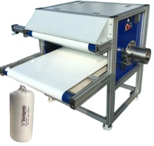 Efficient Comforter and Blanket Packaging Solution: Rolling and Packing Machine