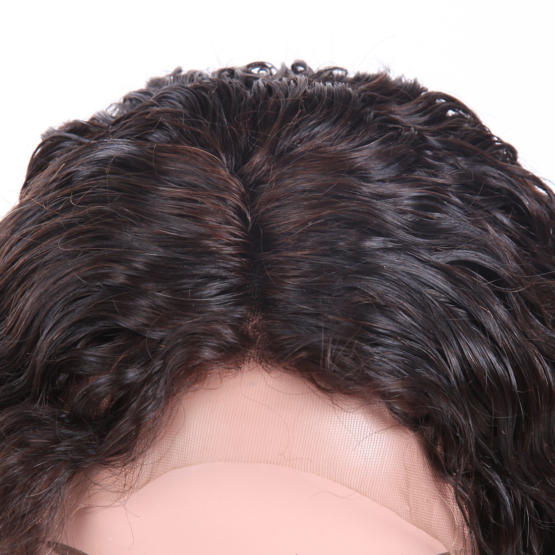 Short Wavy Bob Wig Lace Front Human Hair Wigs 150% Density Pre Plucked Middle Part Short Human Hair Bob Wig Brazilian Remy