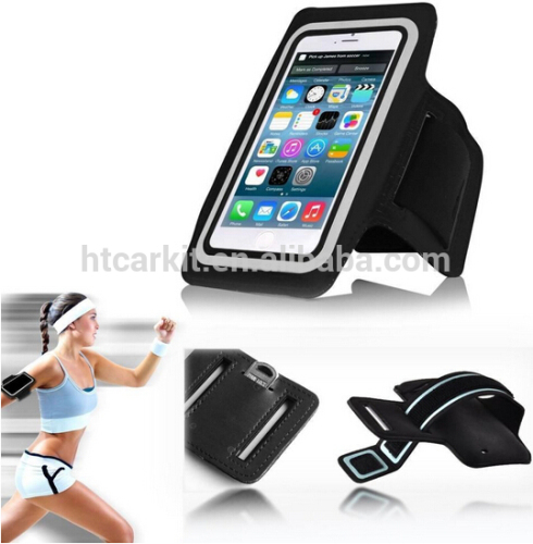 Armband for iphone 6 5.5inch with key holder/Active Neoprene Gym Workout Running Sports Armband for iphone 6 plus