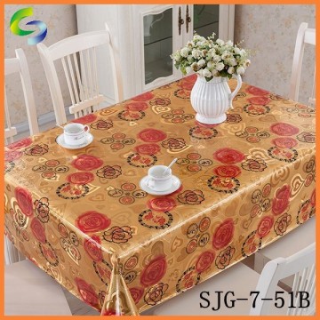 Soft and Nice Quality Printed PVC Vinyl Coated Table Cloths