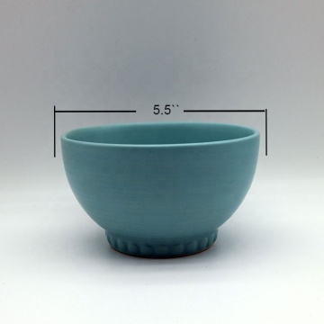 High Quality Color Glaze Bowl Ceramic Printed Bowl