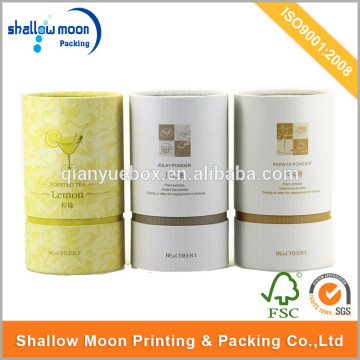 Fashion Printing foldable cylindrical gift box