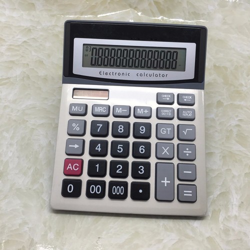 12 Digit Office Desktop Calculator dengan tenaga surya