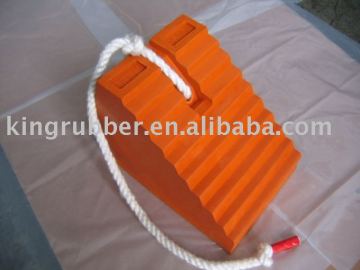 Rubber Wheel chocks for truck