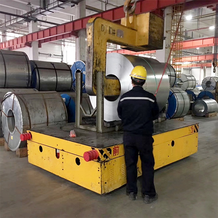 Wireless Remote Control Material Handling Trolley Trackless Electric Motorized AGV Transfer Cart