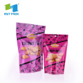 Aluminium Latiné debout Plasyic Candy Sac Food Emballage