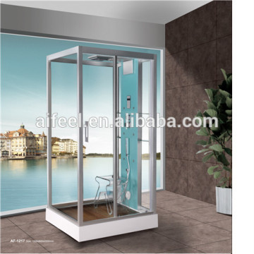 Luxury blue film shower cabin shower room foot massage