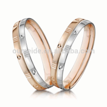 wholesale 2015 new fashion stainless steel jewelry hers and his bridal wedding engagement rings sets