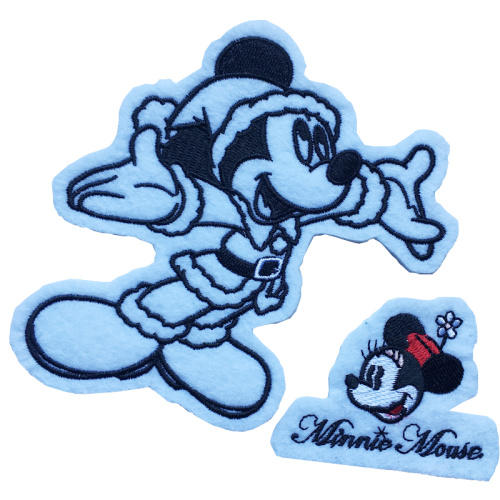 Mini Mouse Shape Embroidery Sew On Patches