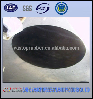 black sbr round rubber mat for flooring