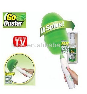 electric duster go duster dusters powered by AAA battery