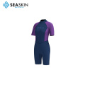 Seaskin Neoprene Adult Back Zip Nurving Shorty Nurtes