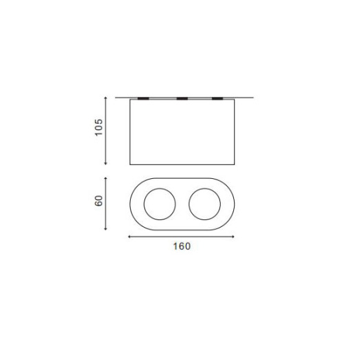 LEDER Warm White High Quality 3W LED Downlight