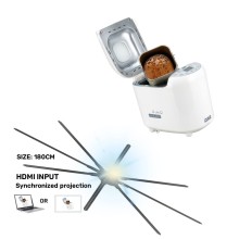 3D Holographic Display with Interactive Fan and HDMI Connection: Innovative Advertising Solution