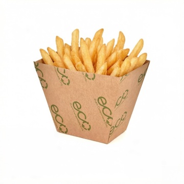 Customized Waterproof Paper Chip Cup for French Fries