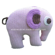 Cute Design Hand Crochet Baby Kid Elephant Pillow Toy