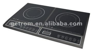 double burners Induction Cooker button