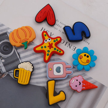 WEIOU New Designer Octopus Croc Shoes Charms for Girl Power Accessories