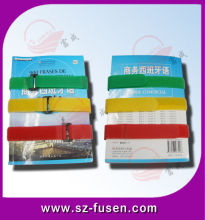 Customised Thread Velcro Book Strap Tape Polyester / Elastic For Package