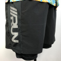 men's sports Quick dry black shorts